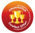 Excellent Effort Cups Badge (5pk)
